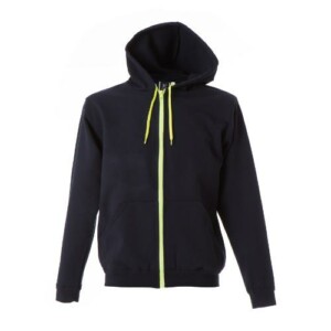 Brescia Man Navy Felpa Zip Lunga