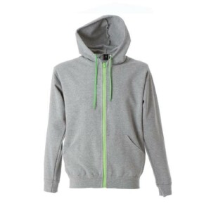 Brescia Man Melange Felpa Zip Lunga