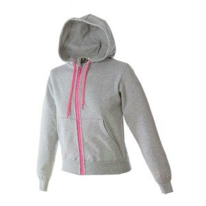 Brescia Lady Melange Felpa Zip Lunga