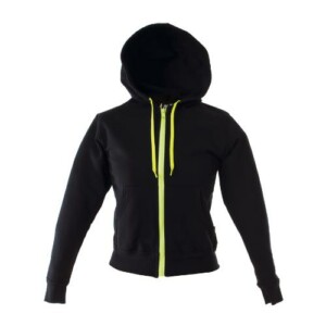 Brescia Lady Black Felpa Zip Lunga