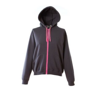 Brescia Lady Grey Felpa Zip Lunga