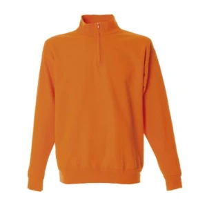 Piacenza Orange Felpa Uomo Zip Corta