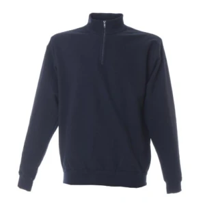 Grosseto Navy Felpa Zip Corta