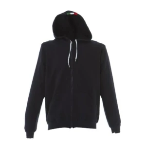 Asti Navy Felpa Zip Lunga