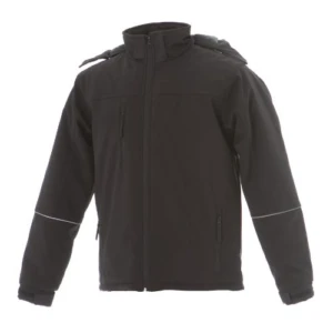 Bering Black Soft Shell Imbottito