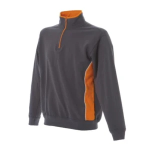 Bari Grey Orange Felpa Bicolore
