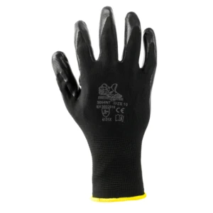 Guanto poliestere spalmato nitrile Nero